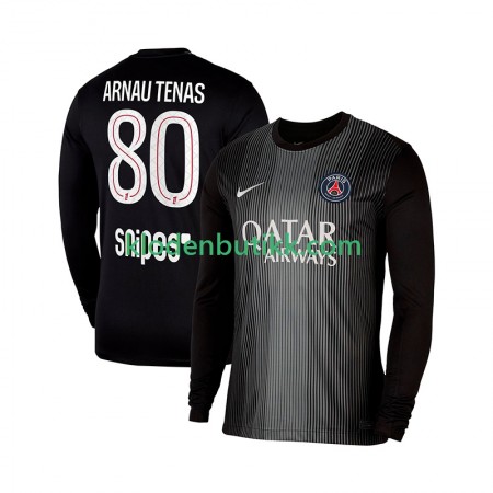 Paris Saint-Germain Arnau Tenas 80 Keeper Hjemme Fotballdrakt 2025/26 Langermet